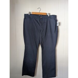 NWT Old Navy Womens Navy Bootcut Khahi Pants Sz 18P Office Work Classic City
